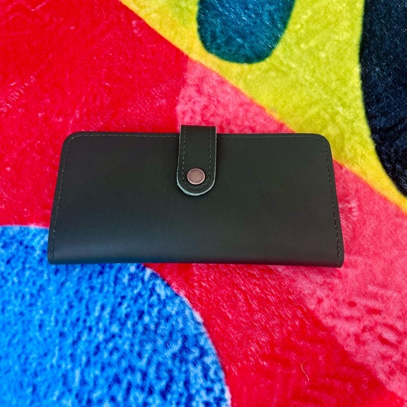 Portland Leather Modified Triangle Bag Cowboy Blue and Bifold Wallet - Picture 12 of 15